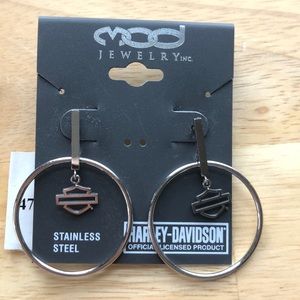 Harley Davidson Dangle Earrings - New!